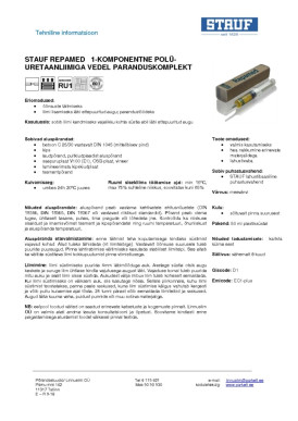 Tehniline info Stauf Repamed