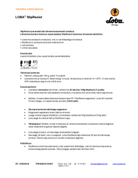 Tehniline info SlipResist